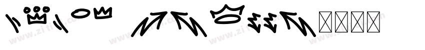 black street字体转换